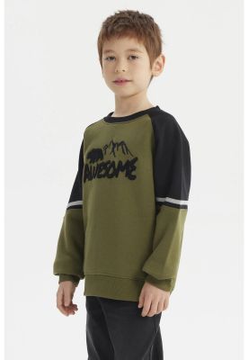 Imagen 2 del producto Polerón Niño Slim Verde Militar