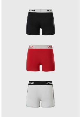 Imagen 2 del producto Bóxer Hombre Tripack Largo Gris