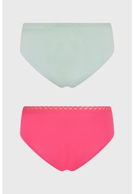 Imagen 2 del producto Calzón Mujer Bipack Bikini Invisible Menta