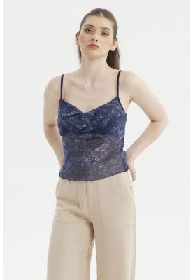 Imagen 1 del producto Peto Mujer Diseño En Espalda Azul Oscuro