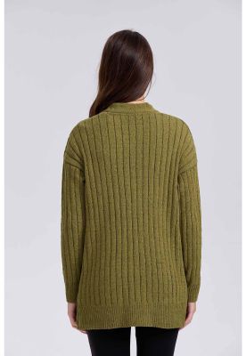 Imagen 2 del producto Sweater Mujer Tapado Verde - ll