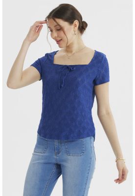 Imagen 2 del producto Polera Mujer Ajustado Azul Claro