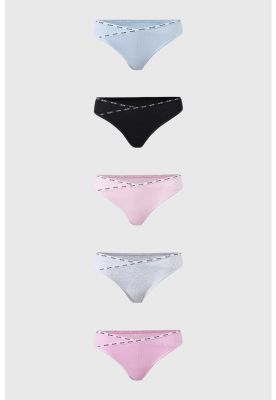 Calzón Mujer Pack 5 Colaless Azul Claro