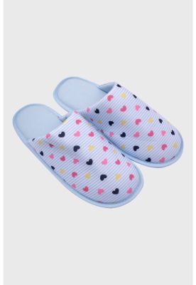 Imagen 2 del producto Pantufla Mujer Estampado Celeste