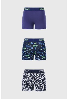 Imagen 2 del producto Bóxer Hombre Tripack Liso Azul - VI