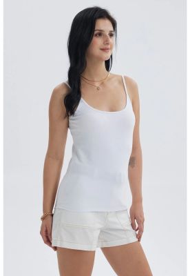 Imagen 2 del producto Peto Mujer Pabilo Algodón Blanco