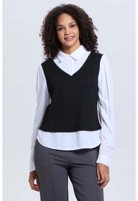 Imagen 2 del producto Sweater Mujer Casual Blusa Negro