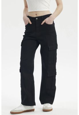 Imagen 2 del producto Jeans Mujer Calce Recto Negro - Vlll
