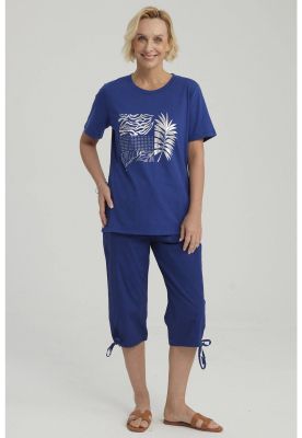 Imagen 2 del producto Polera Mujer Print Posicional Azul