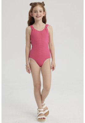 Imagen 2 del producto Traje De Baño Niña Argolla Fucsia