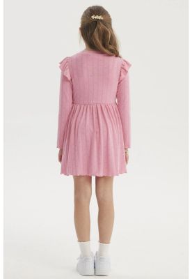 Imagen 2 del producto Vestido Niña Con Vuelos Rosado