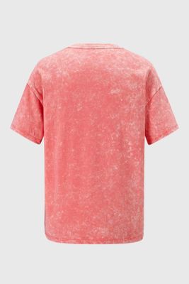 Imagen 2 del producto Polera Niña Oversize Larga Coral