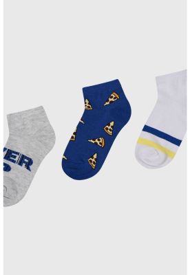 Imagen 2 del producto Calceta Deportiva Niño Tripack Azul - lll