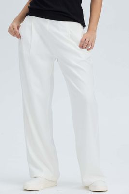 Imagen 1 del producto Pantalón Mujer Sastrero Sin Pretina Crudo