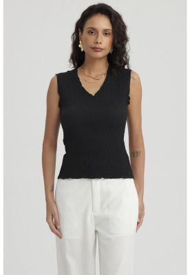 Imagen 1 del producto Polera Mujer Texturizada Negro - ll