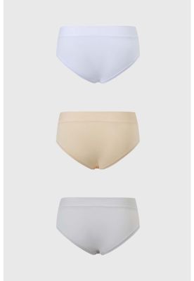Imagen 2 del producto Calzón Mujer Tripack Bikini Algodón Blanco