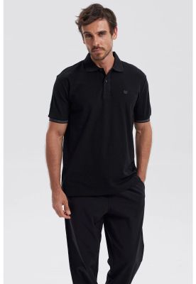 Imagen 1 del producto Polera Hombre Lisa Negro