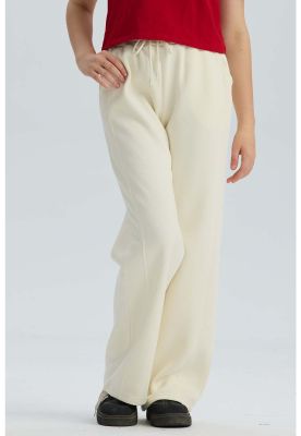 Imagen 1 del producto Pantalón Buzo Niña Wide Leg Beige