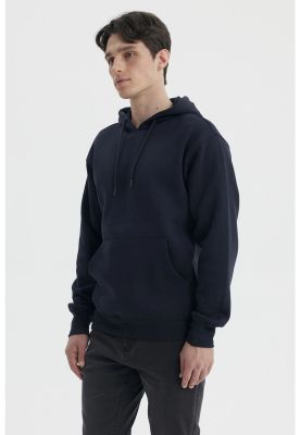 Imagen 2 del producto Polerón Hombre Cerrado Canguro Azul Marino