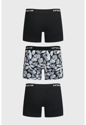 Imagen 2 del producto Bóxer Hombre Tripack Liso Negro - ll