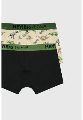 Imagen 2 del producto Boxer Niño Bipack Print Verde