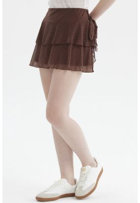 Imagen 2 del producto Short Mujer Vuelos Con Lazo Café Oscuro