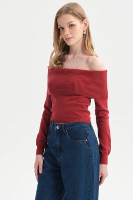 Imagen 2 del producto Sweater Mujer Bardot Burdeo