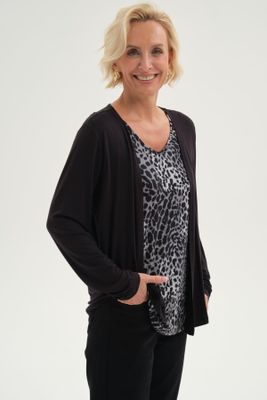 Imagen 2 del producto Polera Mujer Tapado Print Negro