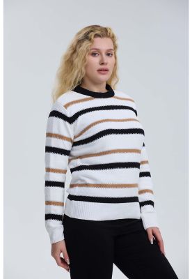 Imagen 2 del producto Sweater Mujer Bloques Crudo