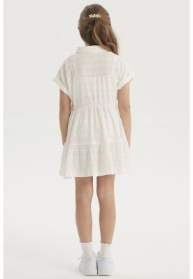 Imagen 2 del producto Vestido Niña Con Cuello Crudo