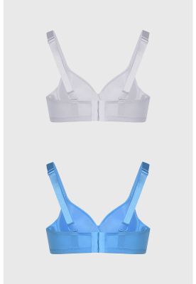 Imagen 2 del producto Sostén Mujer Bipack Básico Liso Azul