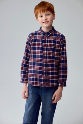 Camisa Niño Cuadrillé Azul II