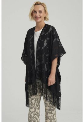 Imagen 2 del producto Blusa Mujer Tapado Con Flecos Negro