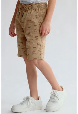 Imagen 2 del producto Bermuda Niño Gabardina Básica Kaki