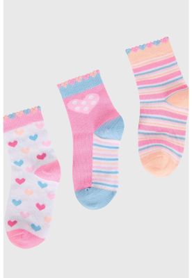 Imagen 2 del producto Calcetín De Vestir Niña Tripack Rosado - ll