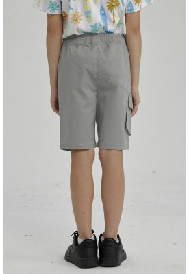 Imagen 2 del producto Bermuda Niño Bolsillo Parche Gris