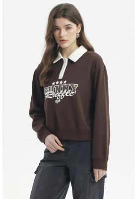 Imagen 2 del producto Polerón Mujer Slim Café Oscuro - ll