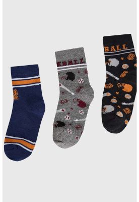 Imagen 2 del producto Calcetín De Vestir Niña Tripack Gris