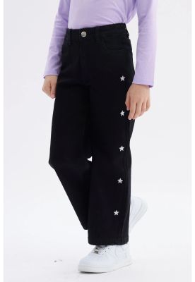 Imagen 2 del producto Jeans Niña Wide Leg Negro