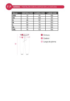 Imagen 2 del producto Pantalón Mujer Con Pretina Elástica Negro