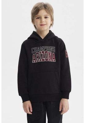 Imagen 1 del producto Polerón Niño Con Gorro Negro