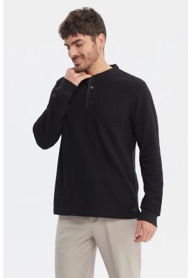 Imagen 2 del producto Polera Hombre Slim Negro - V