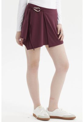 Imagen 2 del producto Short Mujer Falda Short Burdeo