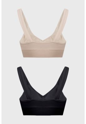 Imagen 2 del producto Sostén Mujer Peto Comfort Bipack Crudo