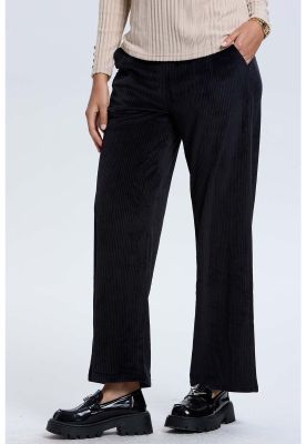 Imagen 2 del producto Pantalón Buzo Mujer Rib Interior Negro