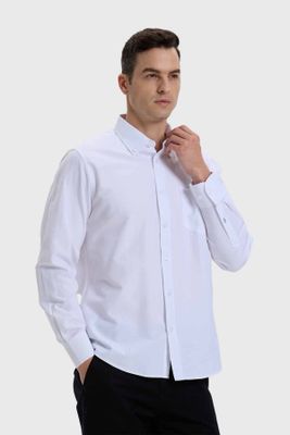 Imagen 2 del producto Camisa Hombre Oxford Blanco