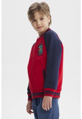 Imagen 2 del producto Chaqueta Niño Cuello V Rojo