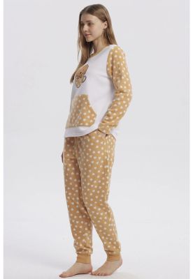 Imagen 2 del producto Pijama Mujer Pijama Polera Y Pantalón Beige