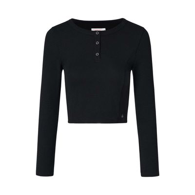 Polera Niña Con Botones Negro Fashion's Park