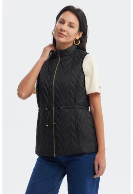 Imagen 2 del producto Parka Mujer Con Rombos Negro - ll